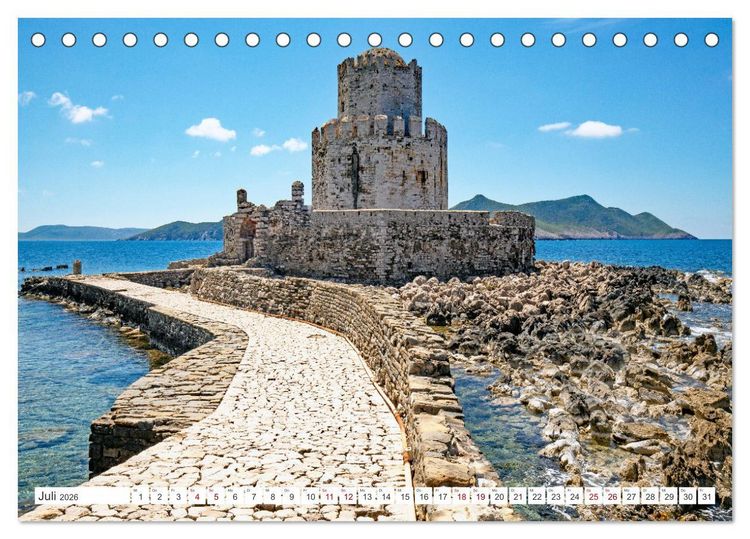 Produktbild: I love Greece (Tischkalender 2026 DIN A5 quer), CALVENDO Monatskalender