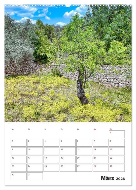 Produktbild: Mallorca - Traumhafte Insel auf der Sonnenseite (hochwertiger Premium Wandkalender 2026 DIN A2 hoch), Kunstdruck in Hochglanz
