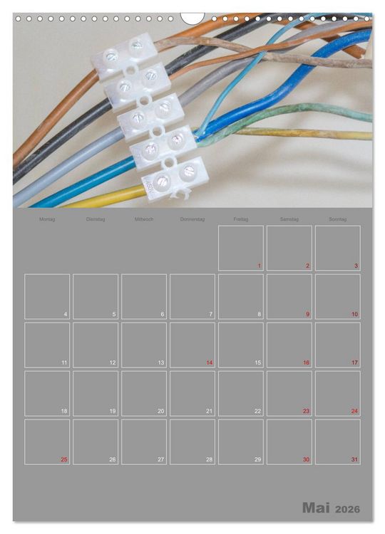 Produktbild: Brandgef&auml;hrliche elektrische Anlagen (Wandkalender 2026 DIN A3 hoch), CALVENDO Monatskalender