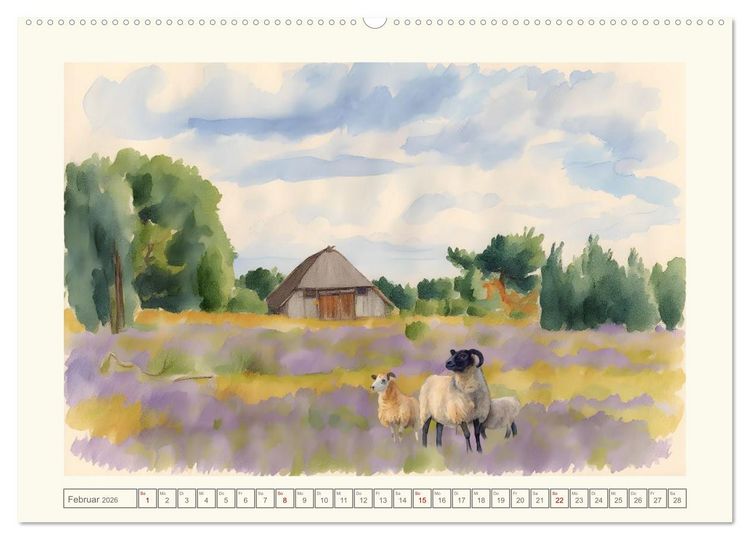 Produktbild: Zauberhaftes L&uuml;neburg (Wandkalender 2026 DIN A2 quer), CALVENDO Monatskalender