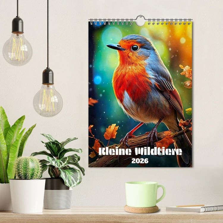 Produktbild: Kleine Wildtiere (Wandkalender 2026 DIN A4 hoch), CALVENDO Monatskalender