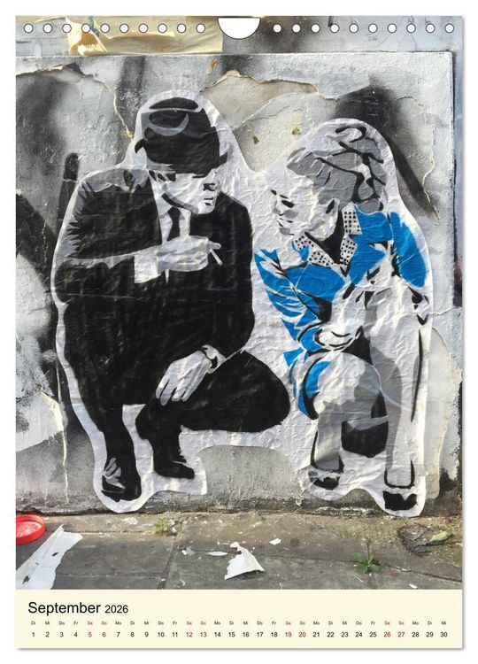 Produktbild: StreetArt London (Wandkalender 2026 DIN A4 hoch), CALVENDO Monatskalender