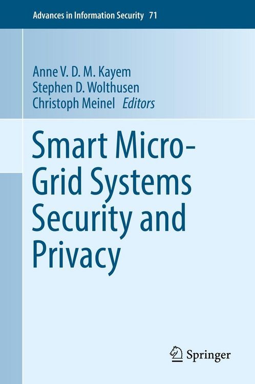 Produktbild: Smart Micro-Grid Systems Security and Privacy