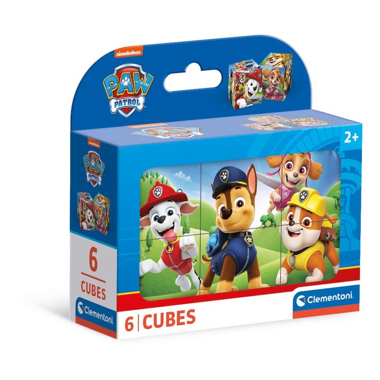 Produktbild: W&uuml;rfelpuzzle PAW PATROL 6 Teile
