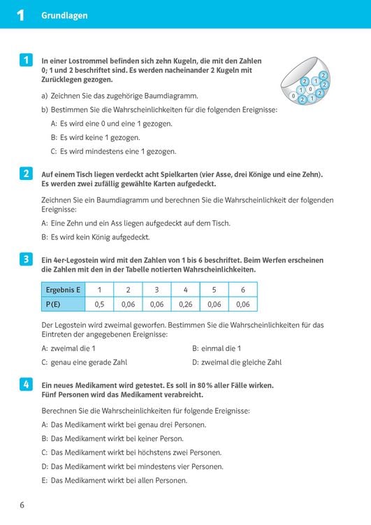 Produktbild: Klett Sicher im Abi 10-Minuten-Training Mathematik Stochastik