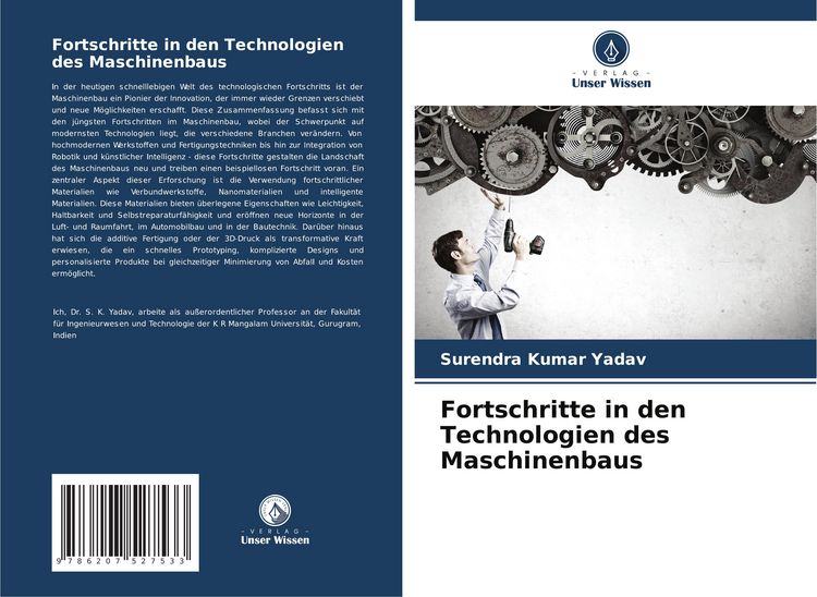 Produktbild: Fortschritte in den Technologien des Maschinenbaus