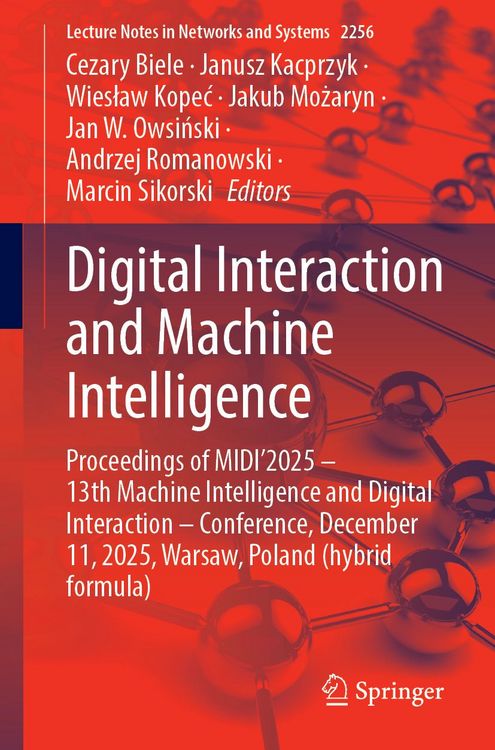 Produktbild: Digital Interaction and Machine Intelligence