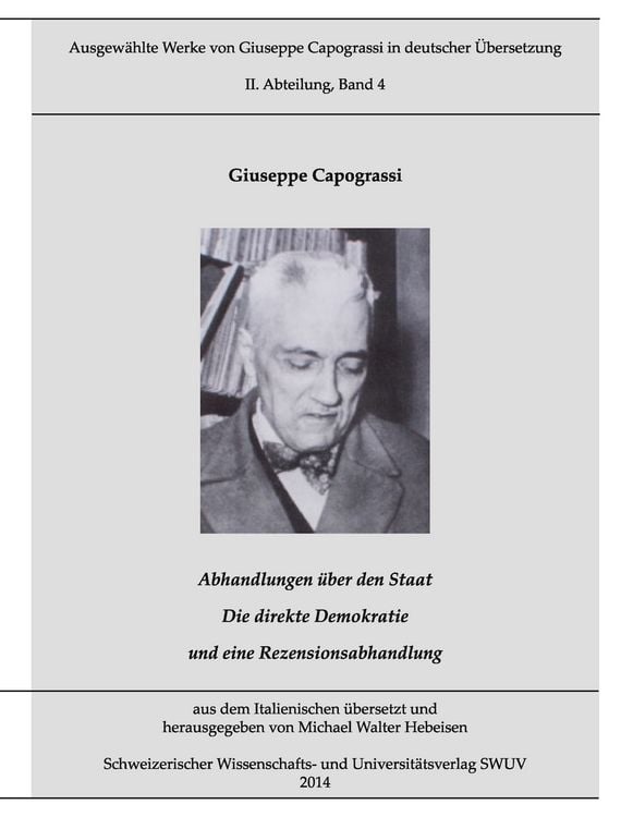 Produktbild: Werke von Capograssi in deutscher &Uuml;bersetzung, Bd. 4