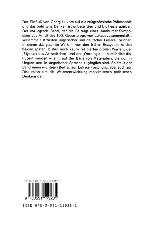 Produktbild: Georg Luk&aacute;cs