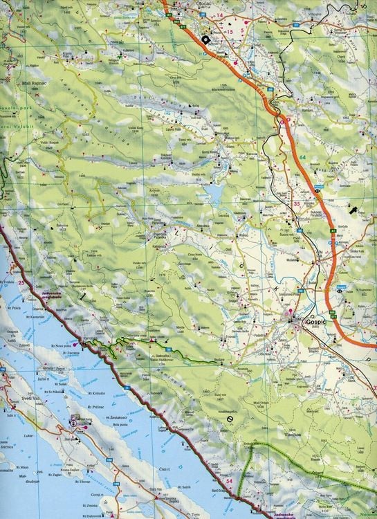 Produktbild: freytag & berndt Stra&szlig;enkarte Kroatien Nord 1:200.000