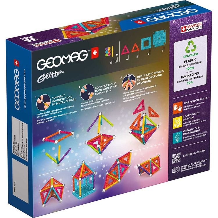 Produktbild: Geomag Glitter Panels Recycled 35