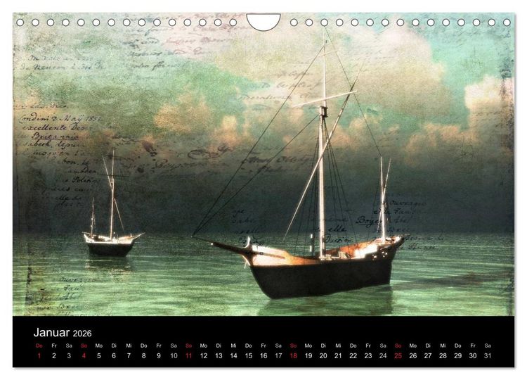 Produktbild: Mystic Ships (Wandkalender 2026 DIN A4 quer), CALVENDO Monatskalender