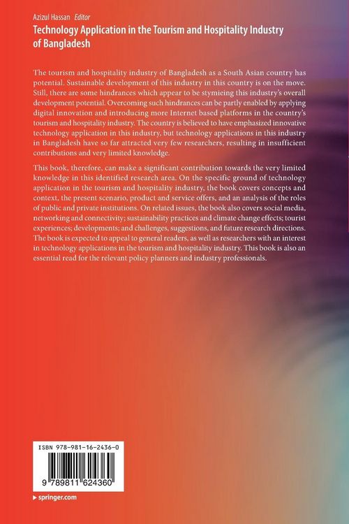 Produktbild: Technology Application in the Tourism and Hospitality Industry of Bangladesh