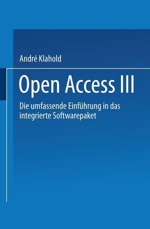 Produktbild: Open Access III