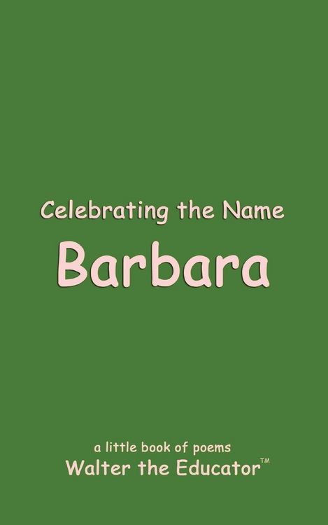 Produktbild: Celebrating the Name Barbara