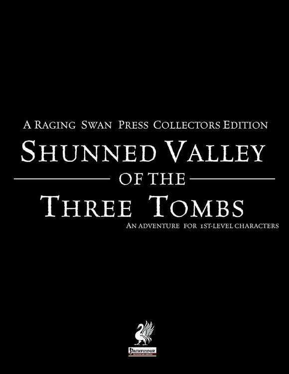 Produktbild: Raging Swan's Shunned Valley of the Three Tombs