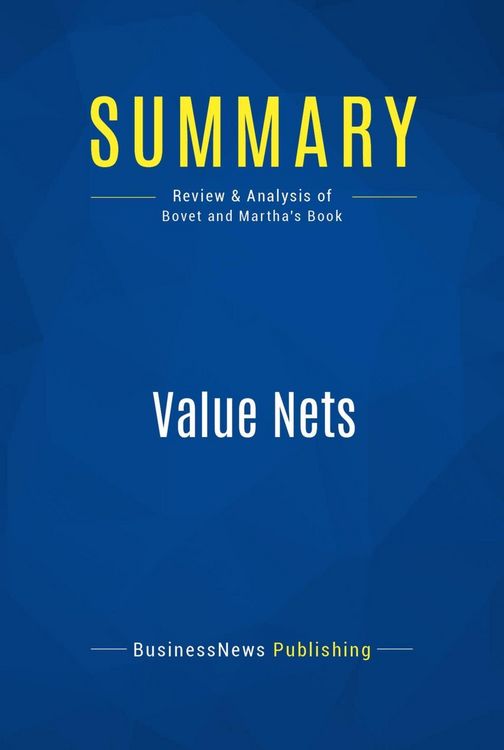 Produktbild: Summary: Value Nets