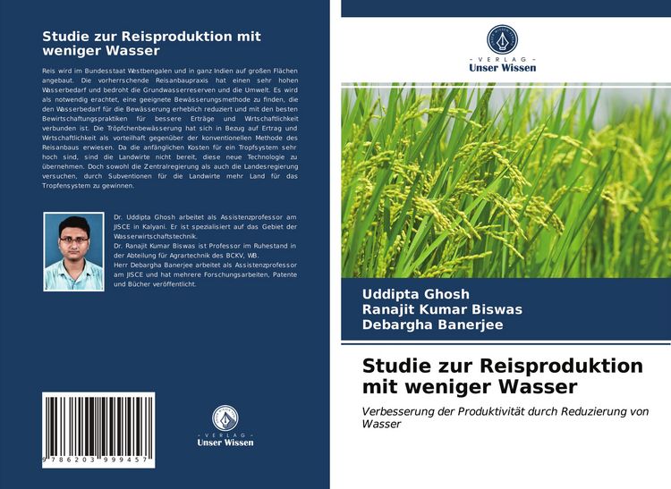 Produktbild: Studie zur Reisproduktion mit weniger Wasser