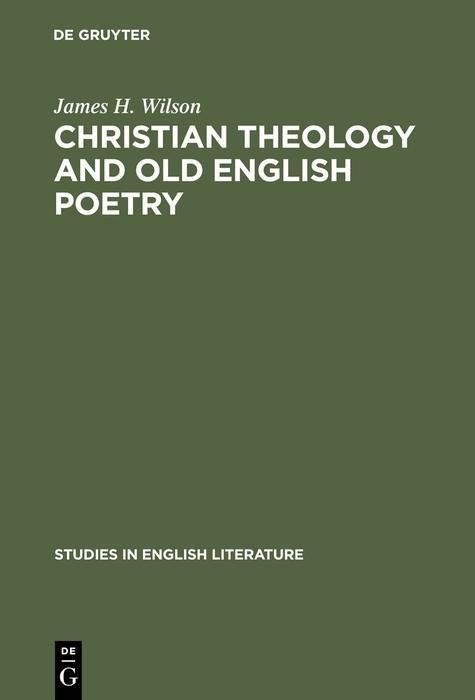 Produktbild: Christian theology and old English poetry