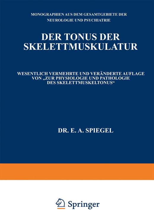 Produktbild: Der Tonus der Skelettmuskulatur