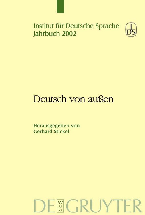 Produktbild: Deutsch von au&szlig;en