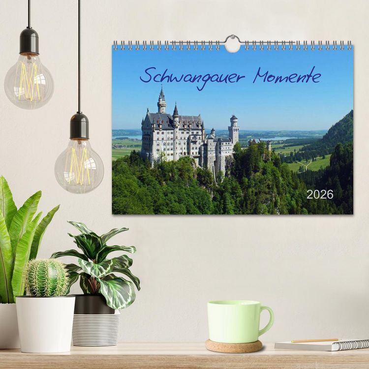 Produktbild: Schwangauer Momente (Wandkalender 2026 DIN A4 quer), CALVENDO Monatskalender