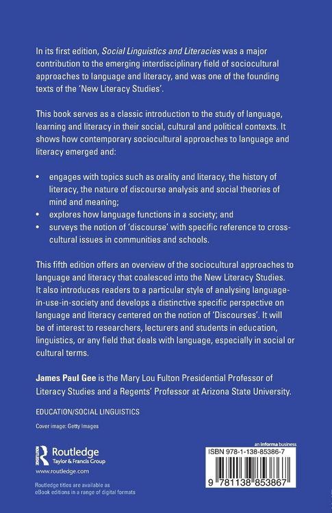Produktbild: Social Linguistics and Literacies