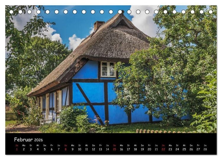 Produktbild: Insel Usedom (Tischkalender 2026 DIN A5 quer), CALVENDO Monatskalender