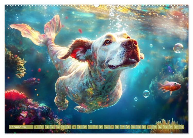 Produktbild: Pfoten Magie (Wandkalender 2026 DIN A2 quer), CALVENDO Monatskalender