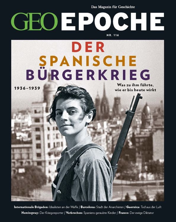 Produktbild: GEO Epoche (mit DVD) / GEO Epoche mit DVD 116/2022 - Der Spaniesche Bürgerkrieg