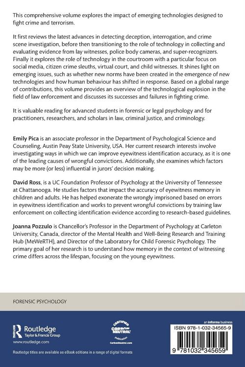 Produktbild: The Impact of Technology on the Criminal Justice System