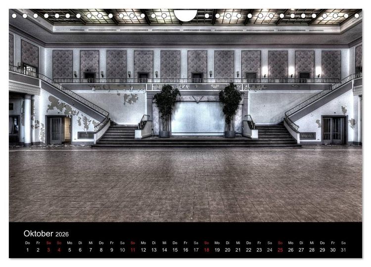 Produktbild: Verlassene Orte - Berlin - Brandenburg (Wandkalender 2026 DIN A4 quer), CALVENDO Monatskalender
