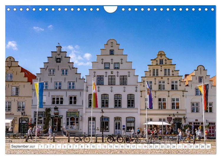 Produktbild: Deutschlands sch&ouml;nste Altst&auml;dte - Schleswig-Holstein (Wandkalender 2027 DIN A4 quer), CALVENDO Monatskalender