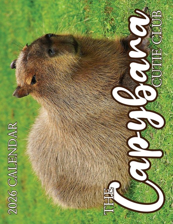Produktbild: The Capybara Cutie Club 2026 Calendar