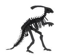 Produktbild: 3D Papiermodell. Parasaurolophus