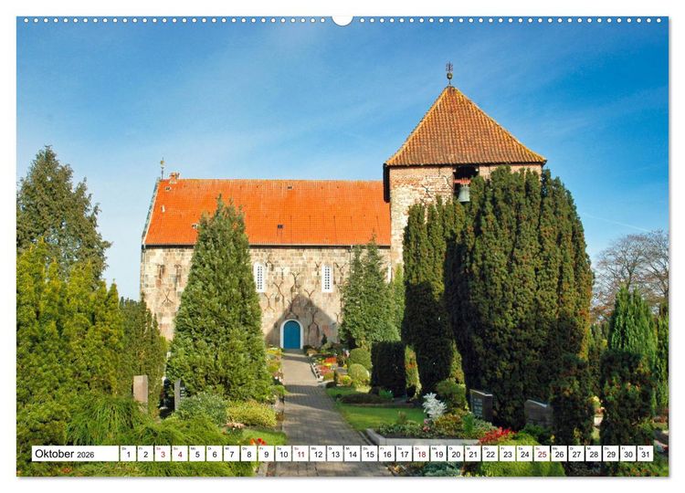 Produktbild: Erholungsort Schortens (hochwertiger Premium Wandkalender 2026 DIN A2 quer), Kunstdruck in Hochglanz