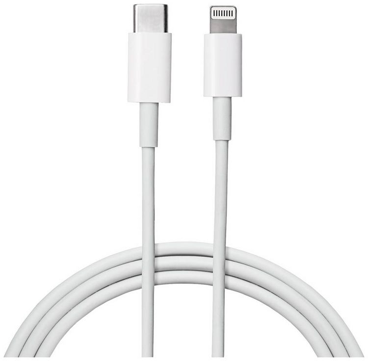 Produktbild: Akyga USB-Kabel USB-C&reg; Stecker, Apple Lightning Stecker 1.00m Wei&szlig; AK-USB-35