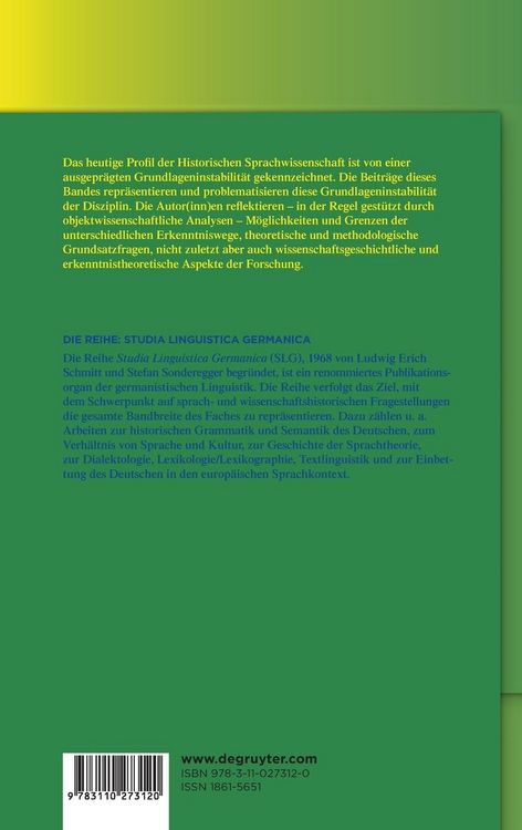Produktbild: Historische Sprachwissenschaft