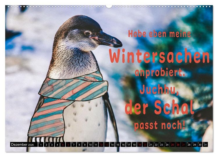 Produktbild: Spruchreif - Gute-Laune-Kalender (hochwertiger Premium Wandkalender 2026 DIN A2 quer), Kunstdruck in Hochglanz