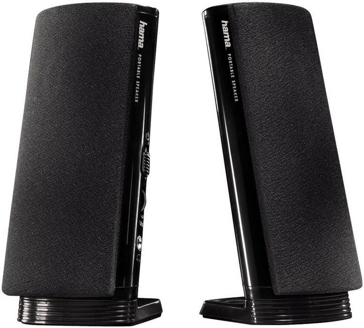 Produktbild: Hama E 80 2.0 PC-Lautsprecher Kabelgebunden 2.5 W Schwarz