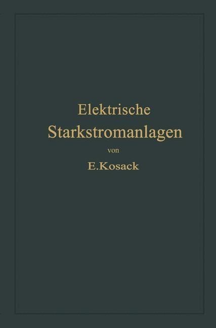 Produktbild: Elektrische Starkstromanlagen