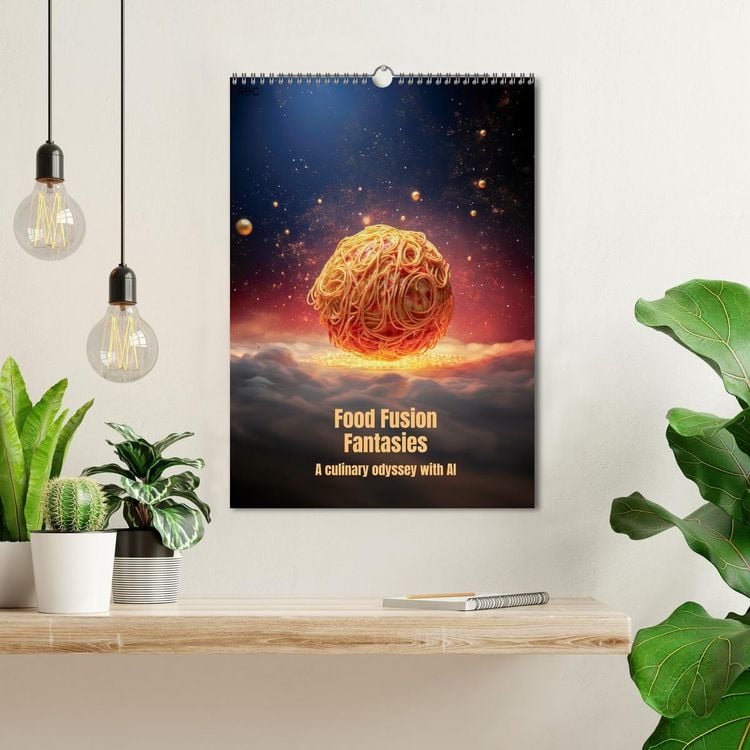 Produktbild: Food Fusion Fantasies (Wall Calendar 2026 DIN A3 portrait), CALVENDO 12 Month Wall Calendar