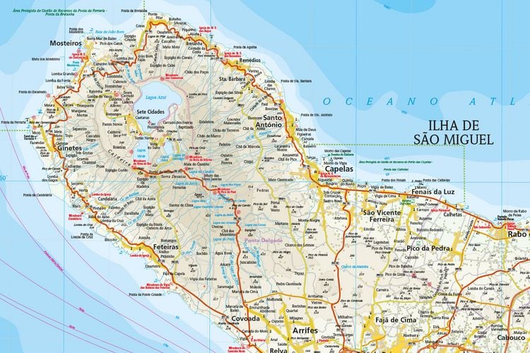 Produktbild: Reise Know-How Landkarte Azoren / Azores (1:70.000)