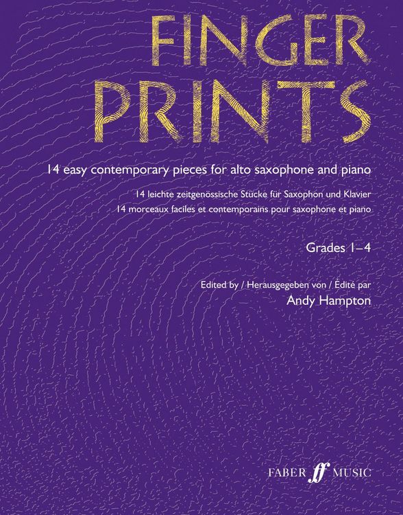 Produktbild: Fingerprints, Alto Saxophone and Piano, Grades 1-4