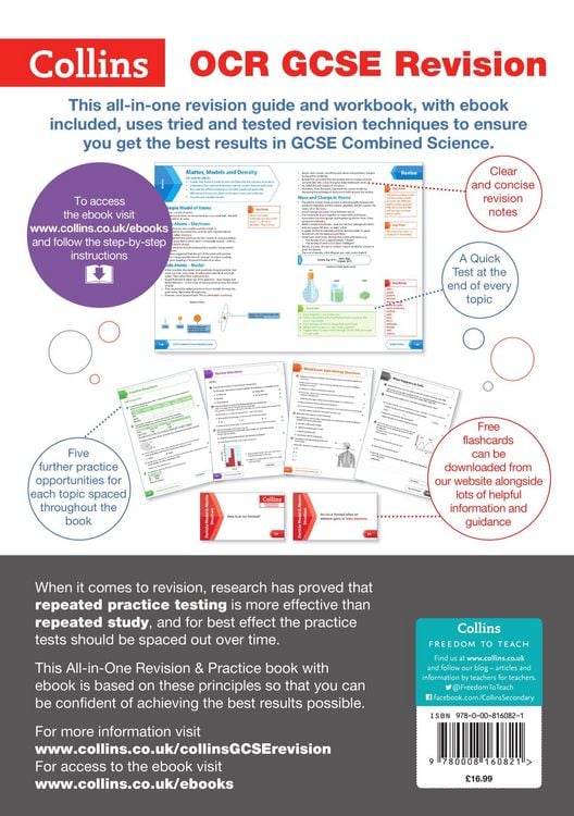Produktbild: OCR Gateway GCSE 9-1 Combined Science Foundation All-in-One Complete Revision and Practice