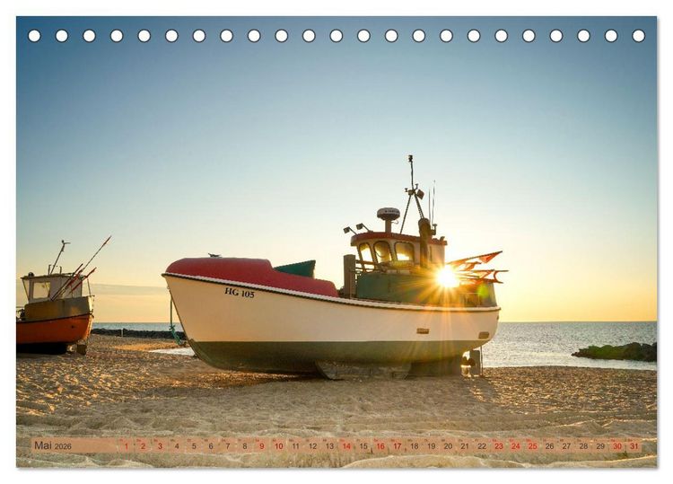 Produktbild: Nordj&uuml;tlands Highlights (Tischkalender 2026 DIN A5 quer), CALVENDO Monatskalender