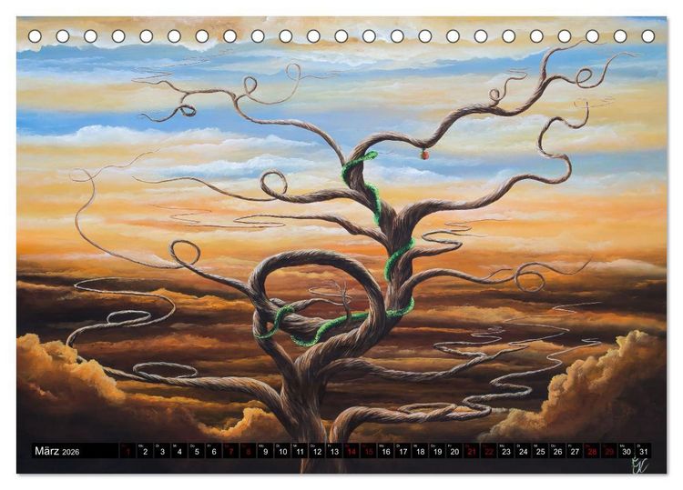 Produktbild: Im Traum ein Baum (Tischkalender 2026 DIN A5 quer), CALVENDO Monatskalender