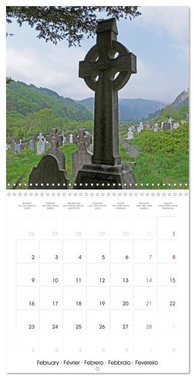 Produktbild: Celtic Crosses in Ireland (Wall Calendar 2026 12 &times; 12 Inch) CALVENDO 12 Month Wall Calendar