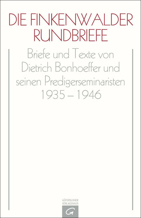 Produktbild: Dietrich Bonhoeffer Werke (DBW) / Die Finkenwalder Rundbriefe