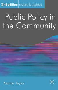 Produktbild: Public Policy in the Community